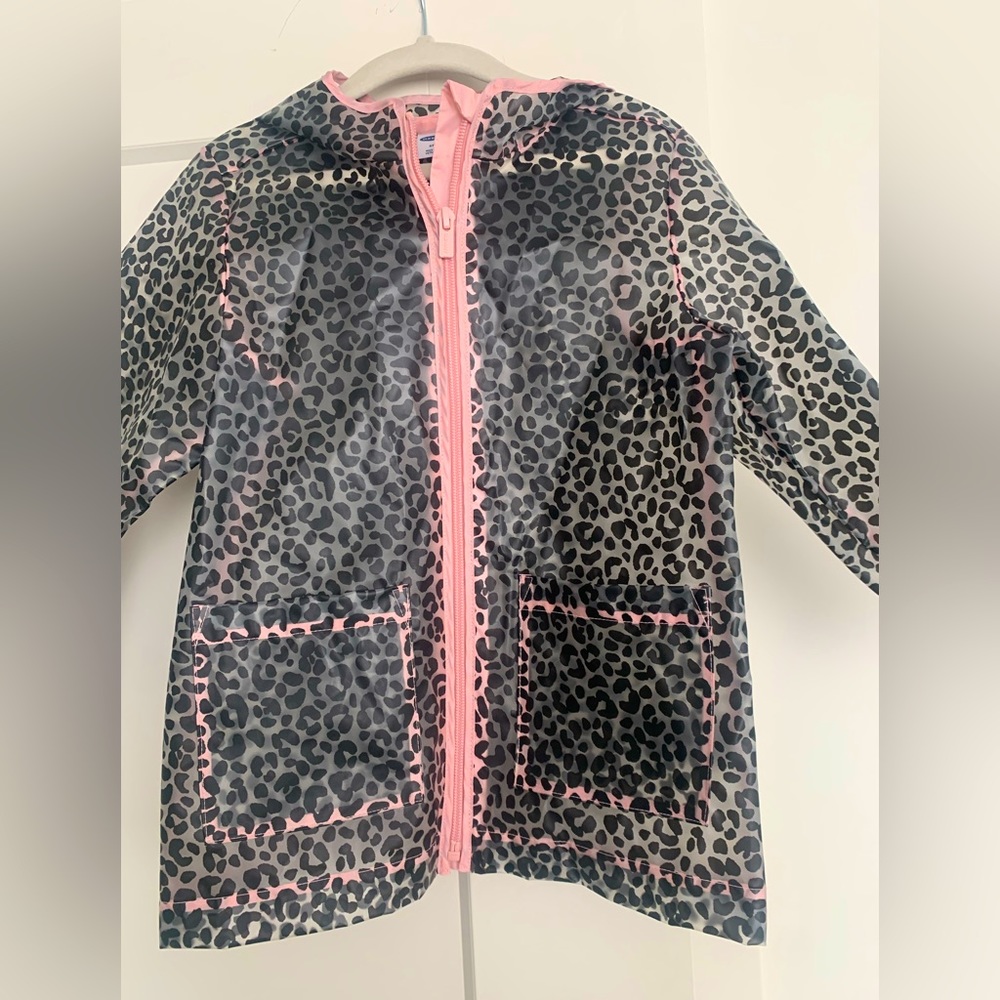 Super cute leopard raincoat
